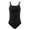 Black, variant on Girls One-Piece Block Color Bathing Suit Crisscross Back Swimwear Sleeveless Swimsuit for Girls Ages 13-14 Years