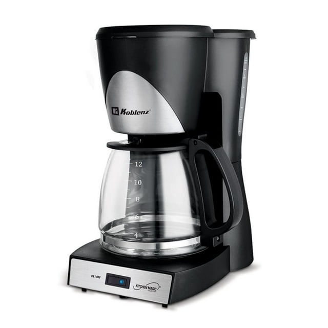 CAFETERA KOBLENZ 12 TAZAS NEGRA Koblenz CKM212 _ IN