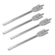 thumbnail image 5 of Juego de 4 brocas de pala para taladro, brocas planas de acero de alto carbono, herramientas manuales para carpintería, ferretería de 19 mm, 5 of 14
