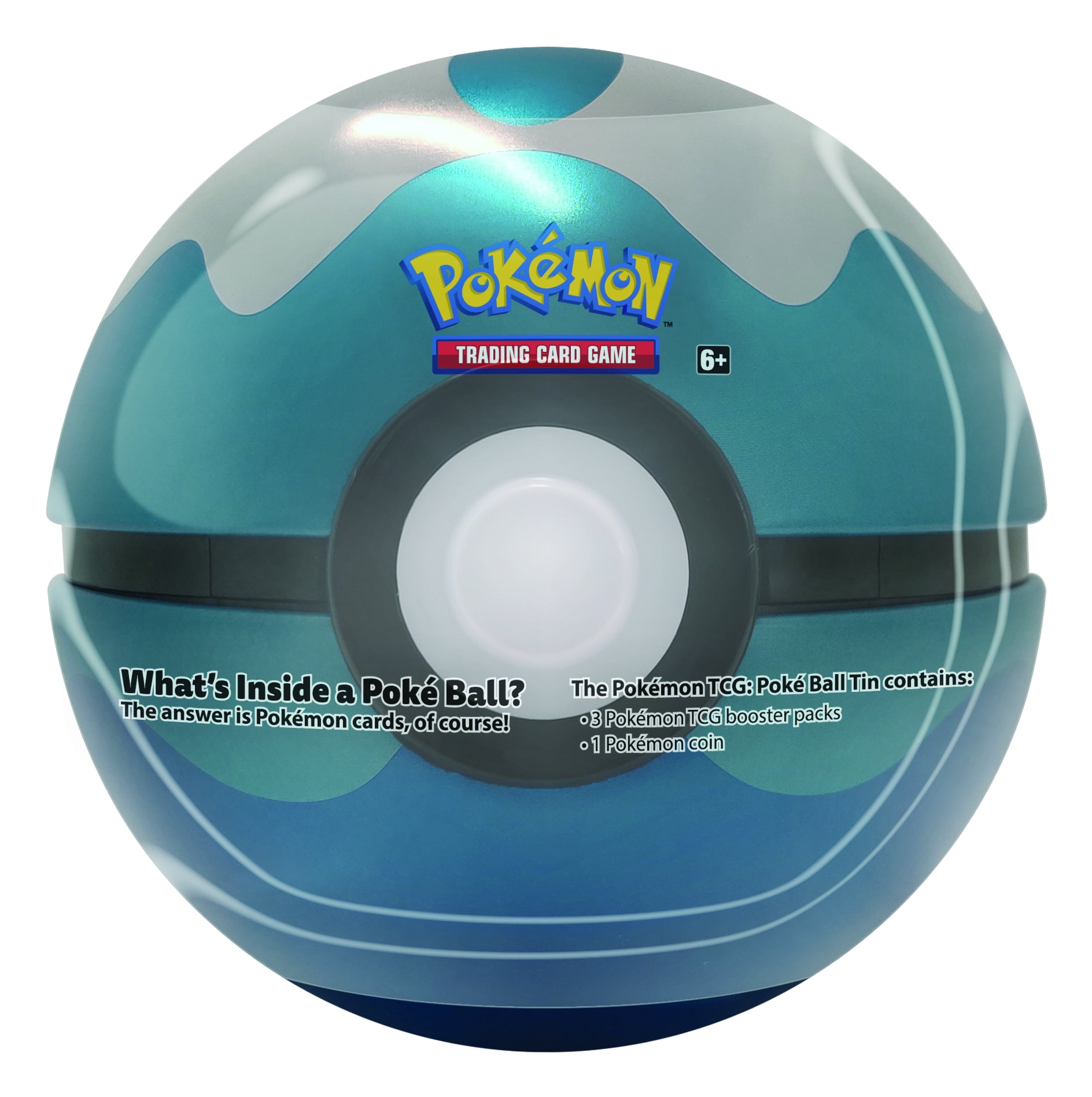 Pokemon TCG Pokeball Tin Pack of 3 for sale online