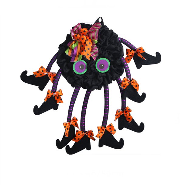 Venta urgente Multi Legged Spider Door Hanging Creative Wreath And Wreath Party DecorationsPopulares ¡NUEVO!