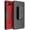 Red, variant on Case with Clip for Unihertz Titan Slim Phone, Nakedcellphone Hard Shell Cover with Kickstand and [Rotating/Ratchet] Belt Hip Holster Holder Combo