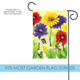 thumbnail image 3 of Toland Home Garden Zinnia Flight Flowers Flower Flag Double Sided 12x18 Inch, 3 of 5
