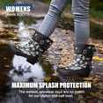 thumbnail image 3 of NORTY Womens Ankle-High Rain Boots 9 inch Female Snow Boots, 3 of 8