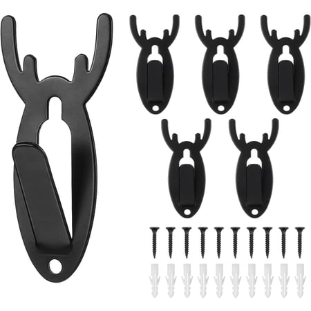 European Mount Skull Hanger 5 Skull Hooker Trophy Mounts Kit for and Mounting Bear Pronghorn Smaller Skulls for Display