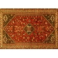 thumbnail image 1 of Ahgly Company Indoor Rectangle Persian Yellow Traditional Area Rugs, 7' x 9', 1 of 4