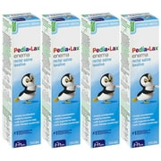 Fleet Pedia-Lax Saline Laxative Enema For Children, Ages 2 To 11 Years , 2.25 Oz (Pack of 4)
