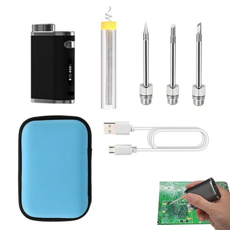 

Julam Solder Iron 1-75W Smart Mini Portable Soldering Iron Kit Adjustable Temperature Welding Equipment Soldering Stations Solder Iron For Metal Jewelry Electric DIY justifiable