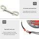 thumbnail image 2 of Aleación De Aluminio, Carrete De Dedo, Carrete De Tecnología De Buceo, Carrete De Gancho De Doble Extremo De Acero Inoxidable Para Buceo Moyic OD010265-02, 2 of 6