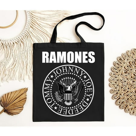 vintage Ramones Tote Bag Seal Logo Men s Extra Large XL Punk-TH20435