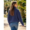 thumbnail image 5 of PAOLA RIBONI Versatile Turtleneck Pullover Sweater With Lurex Knots In Trendy Colors Relaxed Fit Crafted From Premium Blends Comfort And Style Combined, 5 of 9