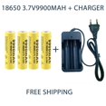 thumbnail image 1 of 18650 batería recargable 3,7 V 18650 9900mAh capacidad Li-ion batería recargable para linterna batería + cargador Tan Jianjun unisex, 1 of 2