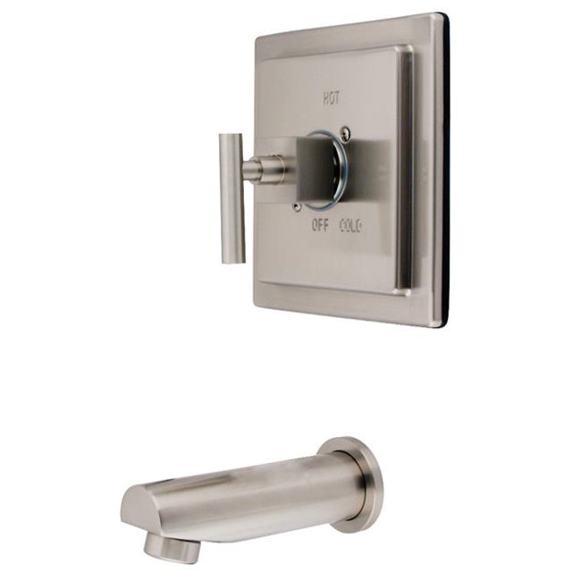 Kingston Brass KB8658CQLTO 5,5 Po. Bac Robuste, Nickel Brossé