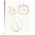 thumbnail image 1 of Global Gallery's 'Sunset Palms Fruit II' By Elyse DeNeige Stretched Canvas Wall Art, 1 of 4