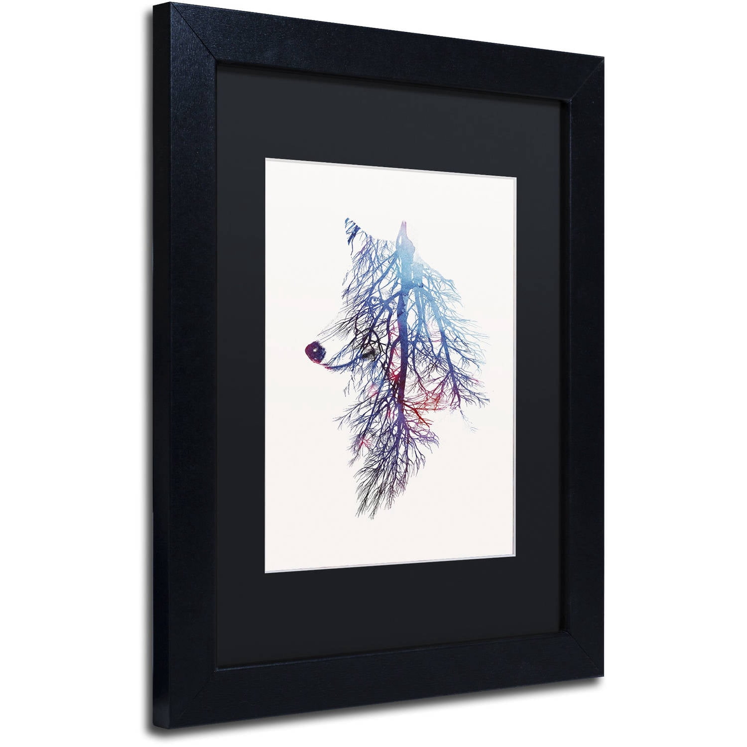Trademark Fine Art 'My Roots' Canvas Art by Robert Farkas, Black Matte, Black Frame