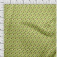 thumbnail image 3 of oneOone Cotton Flex Lime Fabric Feather Feather Sewing Craft Projects Fabric Prints By Yards 40 Inch Wide, 3 of 4