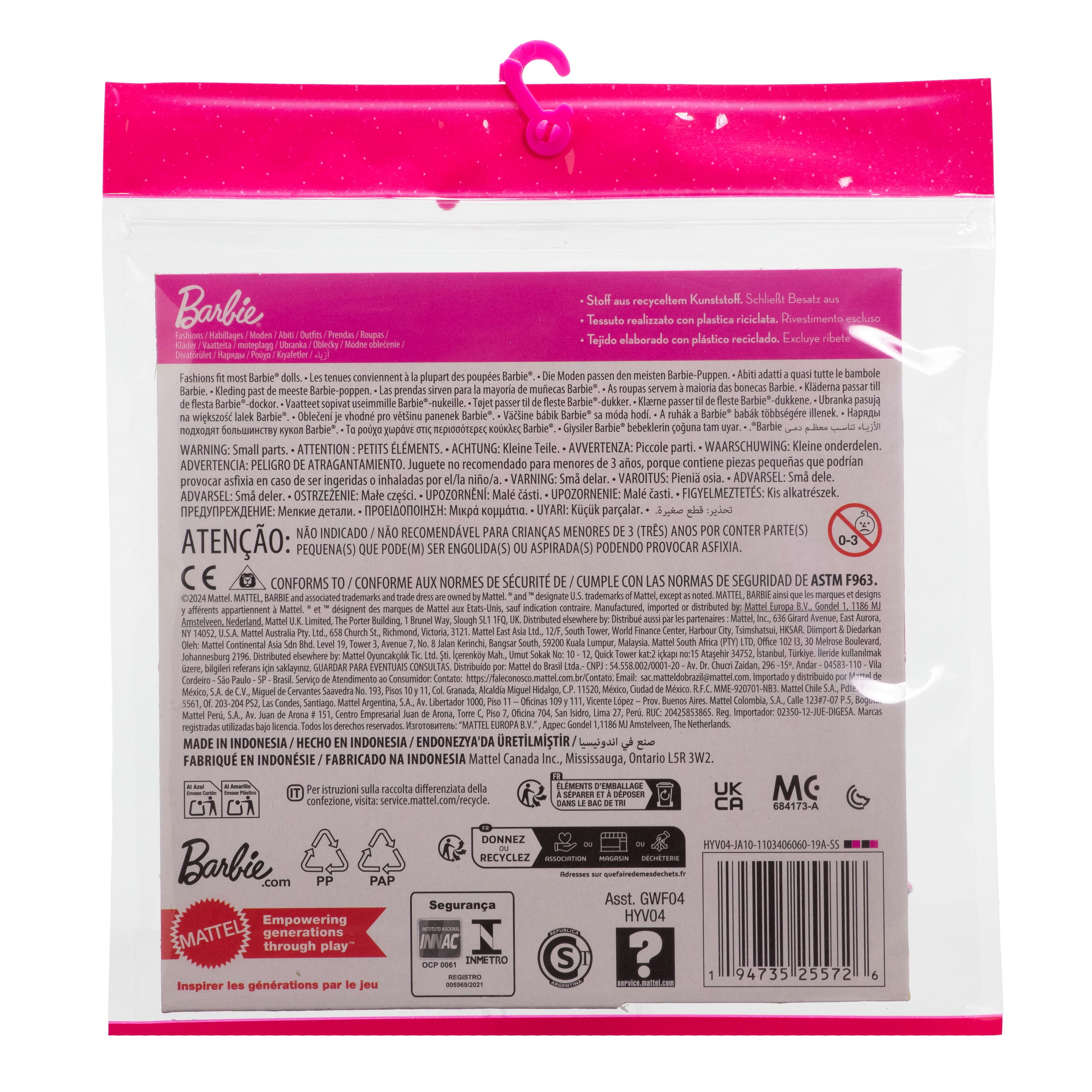 Barbie Clothes - 2 Outfits & 2 Accessories for Barbie Doll, Polka Dot