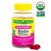 Spring Valley Non GMO Biotin Dietary Supplement Gummies, Cherry, 10000 mcg, 90 Count