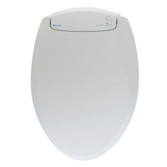 Siège chauffant de toilettes avec veilleuse-ronde blanc- LumaWarm