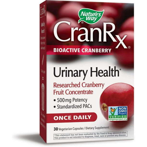 CranRx Nature's Way BioActive Cranberry Urinary Health 500 Milligram