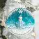 thumbnail image 3 of Seyotauo Sea Glass Friendship Heart Ornament Keepsake, Unique Round Sea Glass Christmas Tree Hanging Ornaments, Friendship Acrylic Decor for Home Office Christmas Tree Festive Ambiance Decorations, 3 of 8