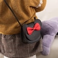 thumbnail image 7 of YOUI-GIFTS Little Girls Cute Bowknot Crossbody Purse Cartoon Mouse Ear Shoulder Handbag with Pompoms, 7 of 7