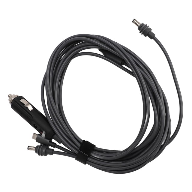 TOPINCN Satellite DC Power Cable, Versatile 3 In 1 Car Charger to DC, Replacement Cable for Starlink Mini Power Stable Power Cord