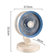 Desktop Fan Circulator, Oscillating Cooling Ventilador, Five-speed Brushless Fan, Quiet Remote-controlled Aromatherapy Device for Home Office Bedroom Indoor Daily Relaxation