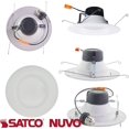 thumbnail image 2 of Satco 39741 - 13.5 watt LED Downlight Retrofit 5"-6" 3000K 120 volts Dimmable LED Recessed Can Retrofit Kit with 5 6 Inch Recessed Housing, 2 of 11