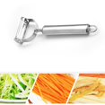 thumbnail image 2 of Batería de Cocina Rallador de patatas de acero inoxidable 2 en 1, pelador de verduras en juliana, herramienta de cocina Likrtyny Libre de BPA, 2 of 5