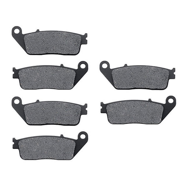 KMG Front + Rear Brake Pads Compatible with 1998-2003 Triumph Thunderbird Sport - Non-Metallic Organic NAO Brake Pads Set