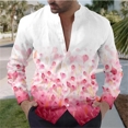 thumbnail image 1 of Camisa de cuello abotonado para hombre de primavera y otoño Camisa de manga larga nueva de moda casual multicolor para hombre estampada suave y cómoda, 1 of 6