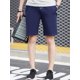 thumbnail image 3 of Pantalones cortos casuales para hombre, cómodos y a la moda, transpirables, para entrenamiento, para tallas grandes y altas, de lino, holgados, informales, de verano, para hombre, con, 3 of 8