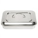 thumbnail image 1 of Caja de instrumentos caja organizador contenedor acero inoxidable a la almacenamiento con latas herramientas tapa - Sin agujero 9 pulgadas, 1 of 5