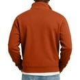 thumbnail image 2 of Men's St. Patrick's Day Henley Sweatshirt Lucky Shamrock Print Long Sleeve Pullover, 2 of 3