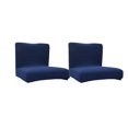 thumbnail image 1 of 2 Unids Opción De zul Boda Comedor B Taburete Cubierta De Respaldo Bajo Sil Cubierta De Deslizamiento Asiento Zulema Funda para silla de comedor, 1 of 6