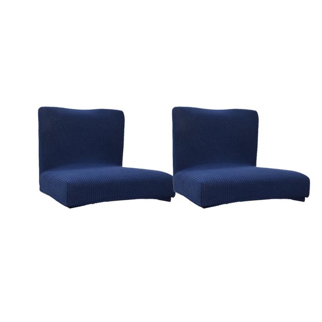 2 Unids Opción De zul Boda Comedor B Taburete Cubierta De Respaldo Bajo Sil Cubierta De Deslizamiento Asiento Zulema Funda para silla de comedor