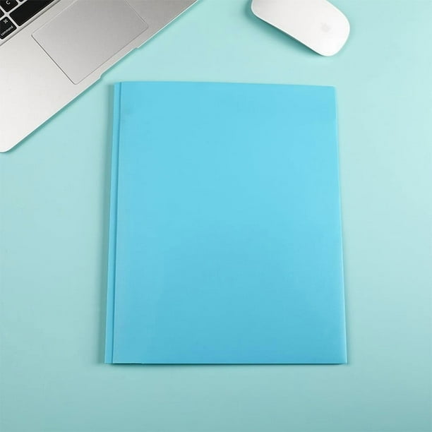 Carpetas de Plástico Resistentes con Bolsillos | Organizador de Documentos Tamaño Carta | Carpeta de Plástico Resistente Al Agua con Bolsillo para Tarjetas de Presentación | Solución para Archivar Do