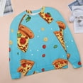 thumbnail image 6 of Fun Pizza Women's Floral Printed Sweatshirt Long Sleeve Crewneck Casual Loose Vintage Graphic Pullover Tops, 6 of 7