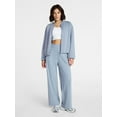 thumbnail image 3 of Avia Women's ScubaKnit Bubble Hem Bomber Jacket, Sizes XS-XXXL, 3 of 7