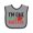 Heather and Black, variant on Inktastic I'm One in a Melon Boys or Girls Baby Bib