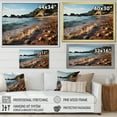 thumbnail image 4 of Designart "Rocky Beach Tides Beauty I" Nautical & Beach Wall Art Living Room, 4 of 5