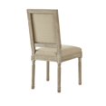 thumbnail image 5 of Rustic Manor Saad Linen Upholstered Dining Chair (Set of 2), Beige, 5 of 8