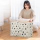 thumbnail image 5 of Bolsa de almacenamiento de colchas de gran capacidad | Organizador de tela impermeable y gruesa | Cierre de cremallera para ropa, mantas y ropa de cama | Almacenamiento plegable para equipaje de, 5 of 6