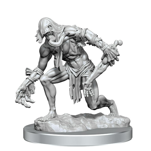D&D Frameworks: Ghast & Ghoul Miniature - Unpainted Unassembled Customizable Miniature. Dungeons & Dragons