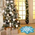 thumbnail image 6 of Winter Snowflake Door Mat | 26.4" Large Non Slip Washable Welcome Rug | Christmas Holiday Entrance Indoor Outdoor Decorative Floormat | 1 Pack | Soft Durable, 6 of 6