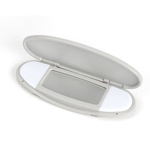 Partscollect Sun Visor Vanity Mirror Cover Fits for BMW Mini Cooper Cooper S Clubman Hatchback Countryman R55 R58 R60 2007-2014 (Gray)