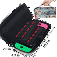 thumbnail image 3 of Herdesigns Ocean Beach Theme Carry Case Compatible for Nintendo Switch OLED Model 2021/Switch 2017, Protective Travel Switch Carrying Case with 20 Game Card Slots for Switch Console & Accessories, 3 of 8