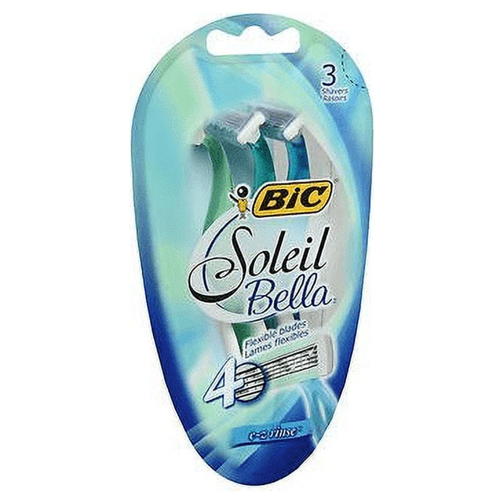 Bic Soleil Bella Disposable Shavers, 3 ea (Pack of 6)
