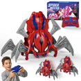 thumbnail image 1 of Robot araña de control remoto Agard 2.4 GHz, rojo y gris realista, 1 of 7